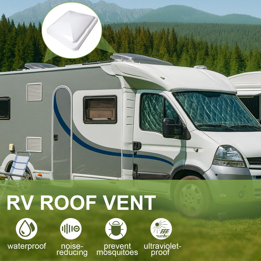 14" x 14" RV Roof Vent Cover (3Pcs) I815