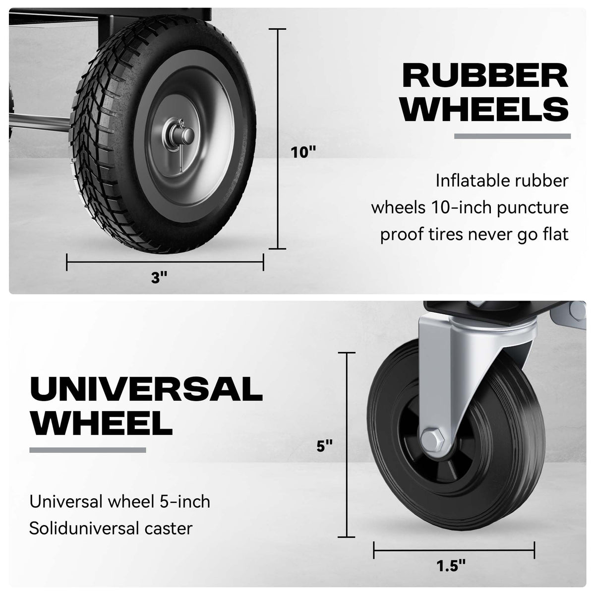 4-in-1 Convertible Dolly Cart U666