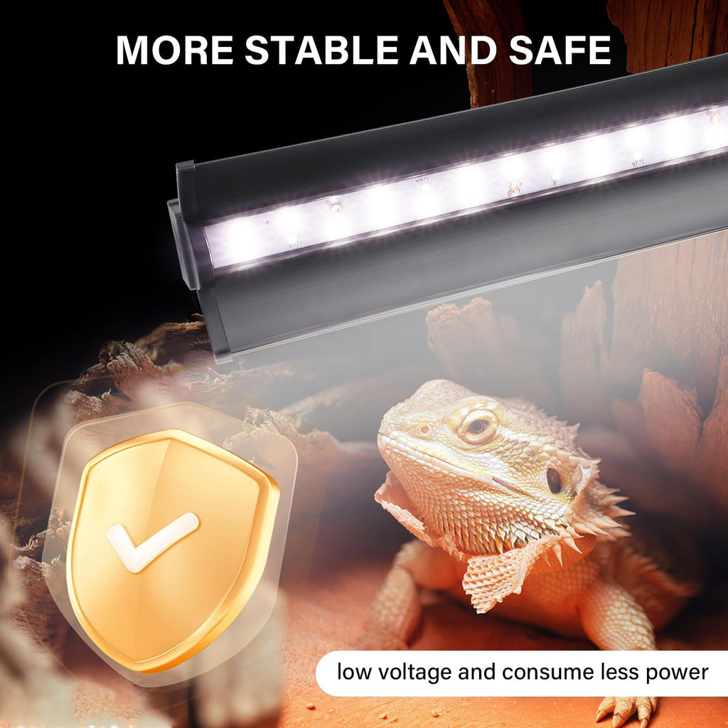 10W UVB Reptile Light Fixture 12 Inch M958