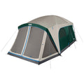 Camping Tent with Rainfly & Screened Porch, Weatherproof Family Tent Fits 4 Queen-Sized Airbeds M62058