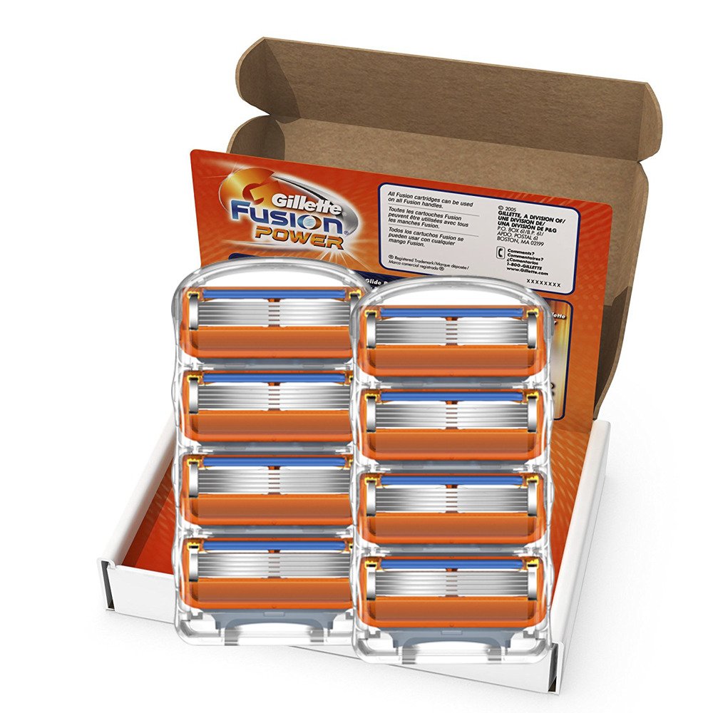 Men's Razor Blade Refills, 8 Count J599035