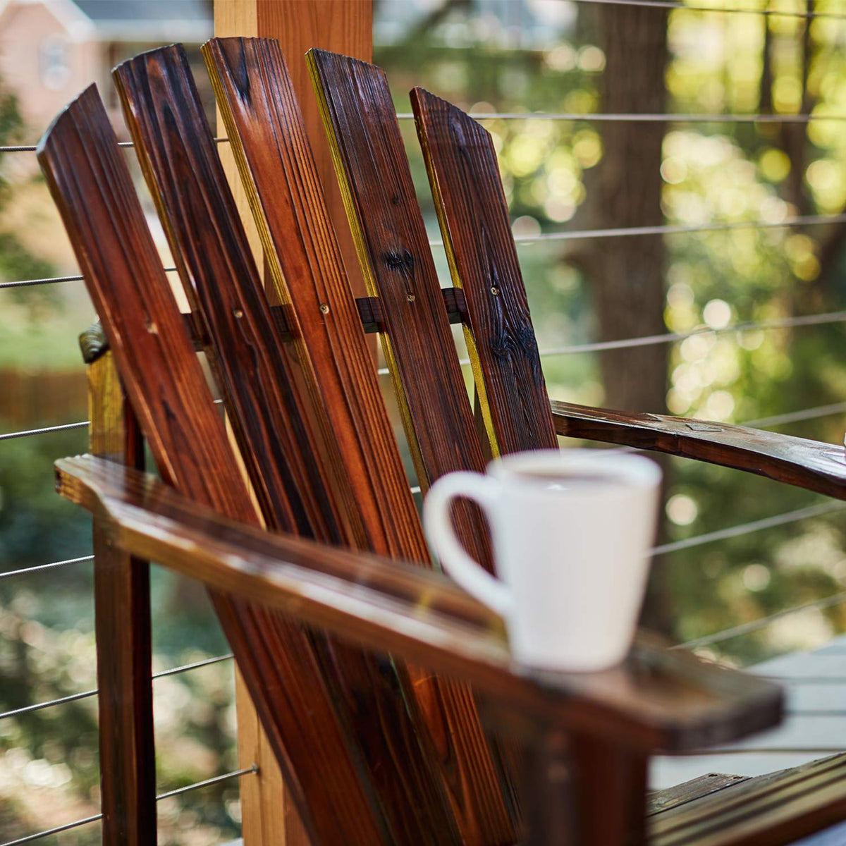 Wooden Adirondack Chair J9166