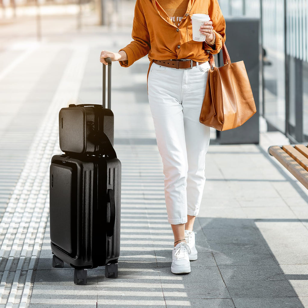 20 Inch Carry On Luggage with Wheels W82659