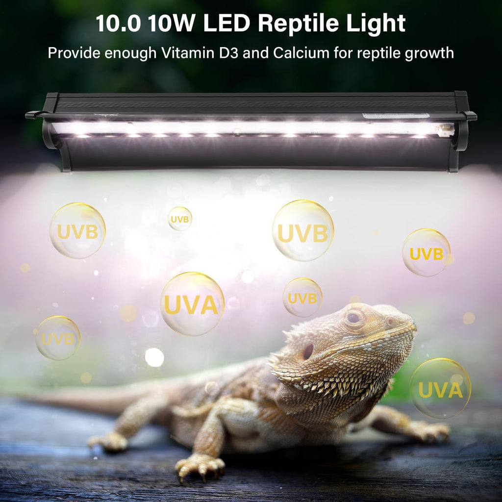 10W UVB Reptile Light Fixture 12 Inch M958