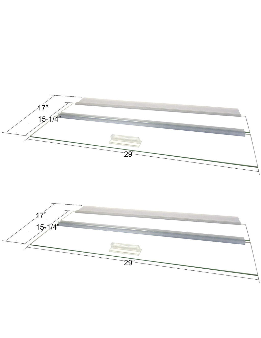 Glass Canopy Set for Aquariums R679