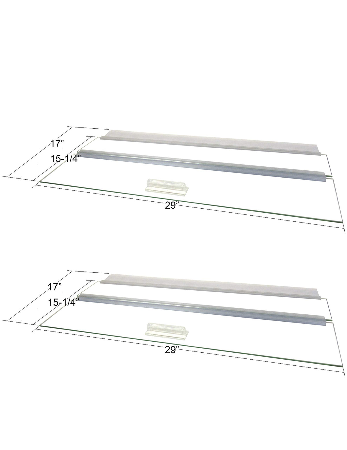 Glass Canopy Set for Aquariums R679