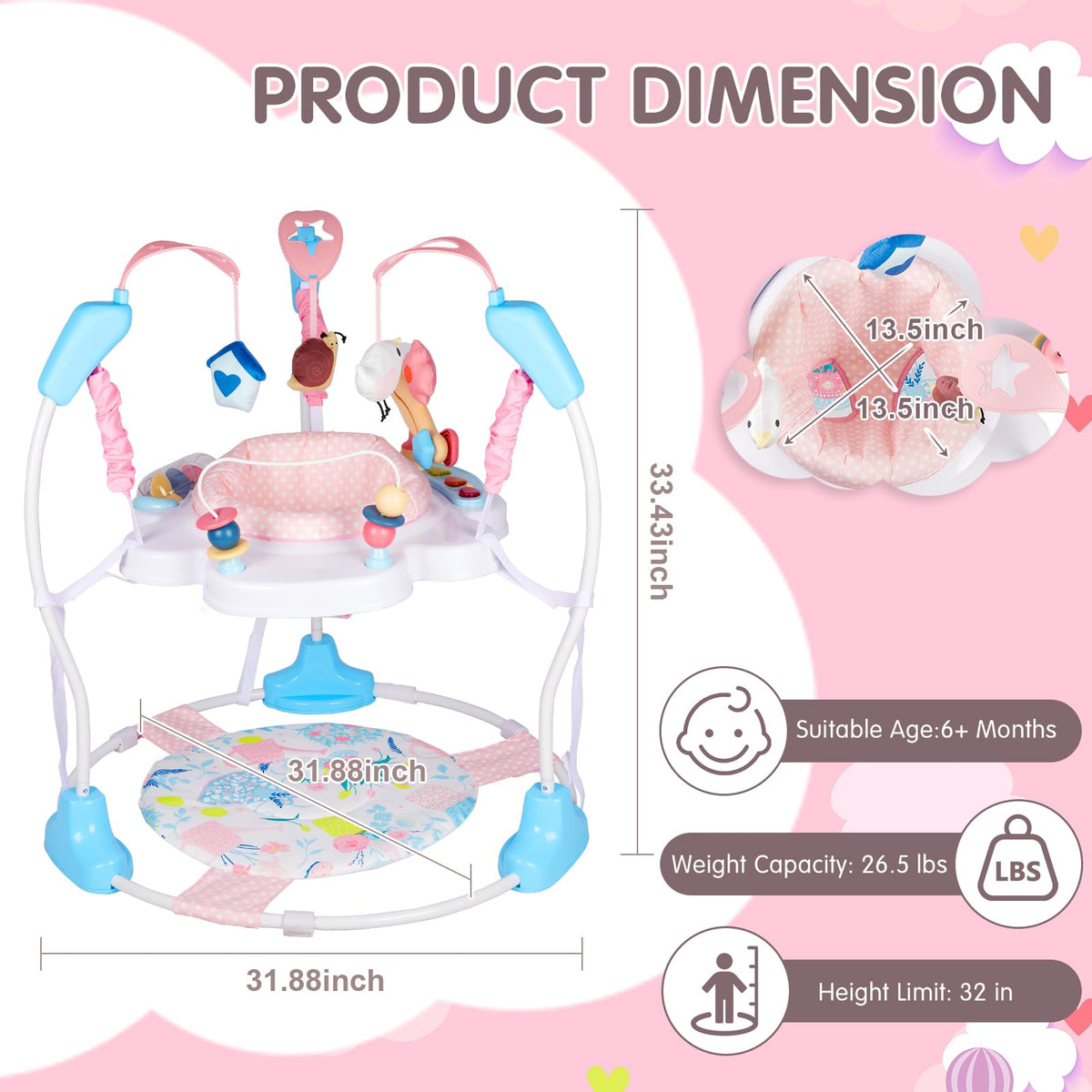 3-in-1 Baby Activity Center T19531