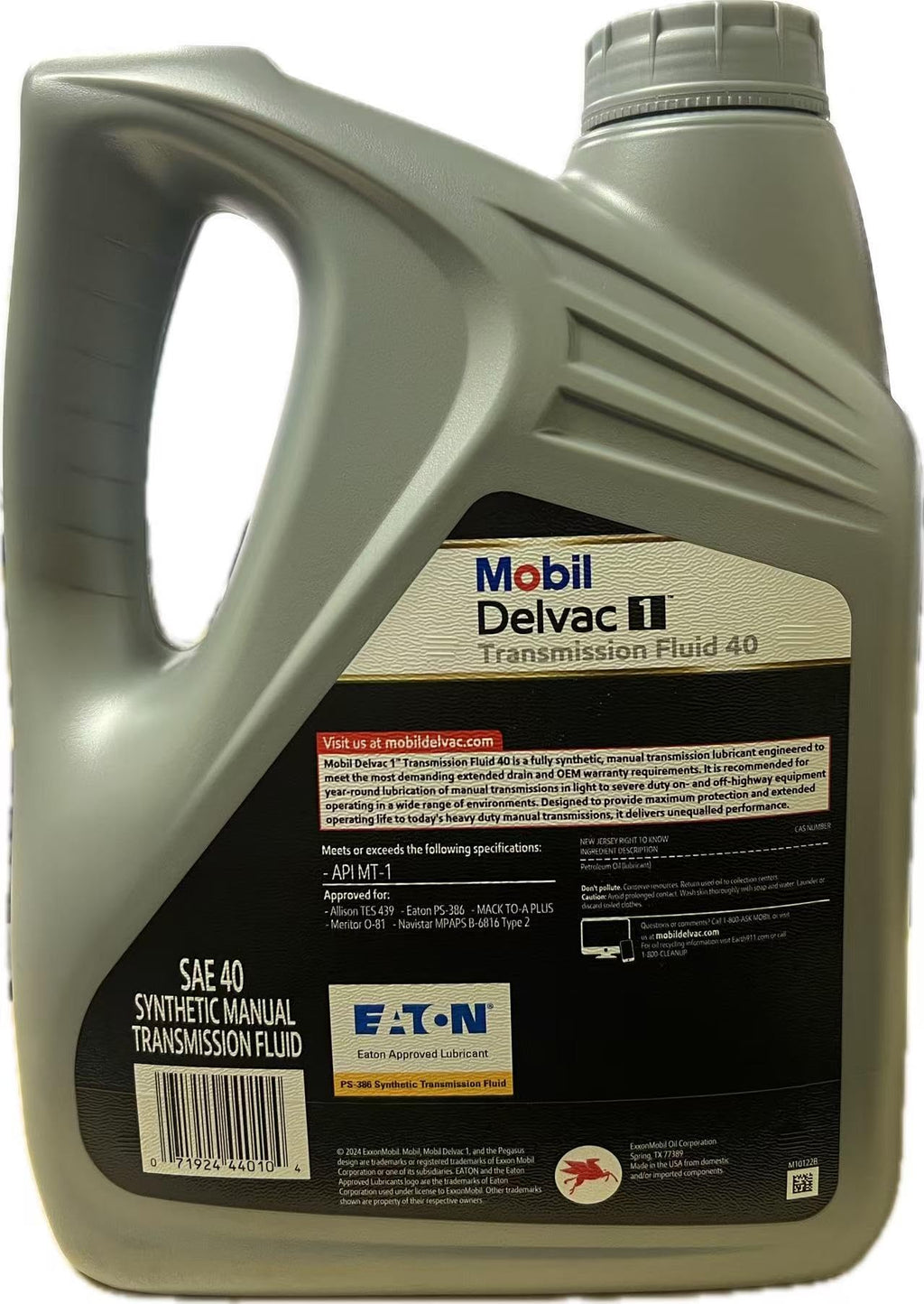 SAE 40 Fully Synthetic Manual Transmission Fluid 1 Gallon Y64130