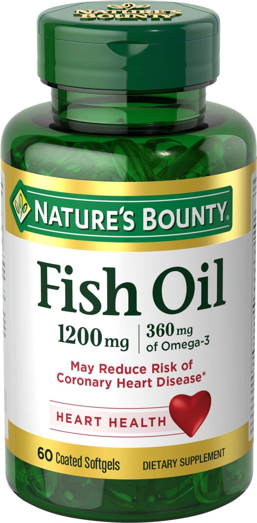 Fish Oil Omega 3 Supplements 1200mg 60 Softgels G657