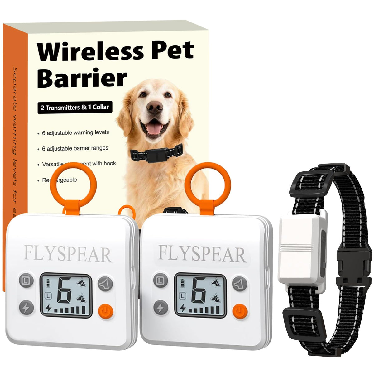 Wireless Pet Barrier with 2 Transmitters H255525