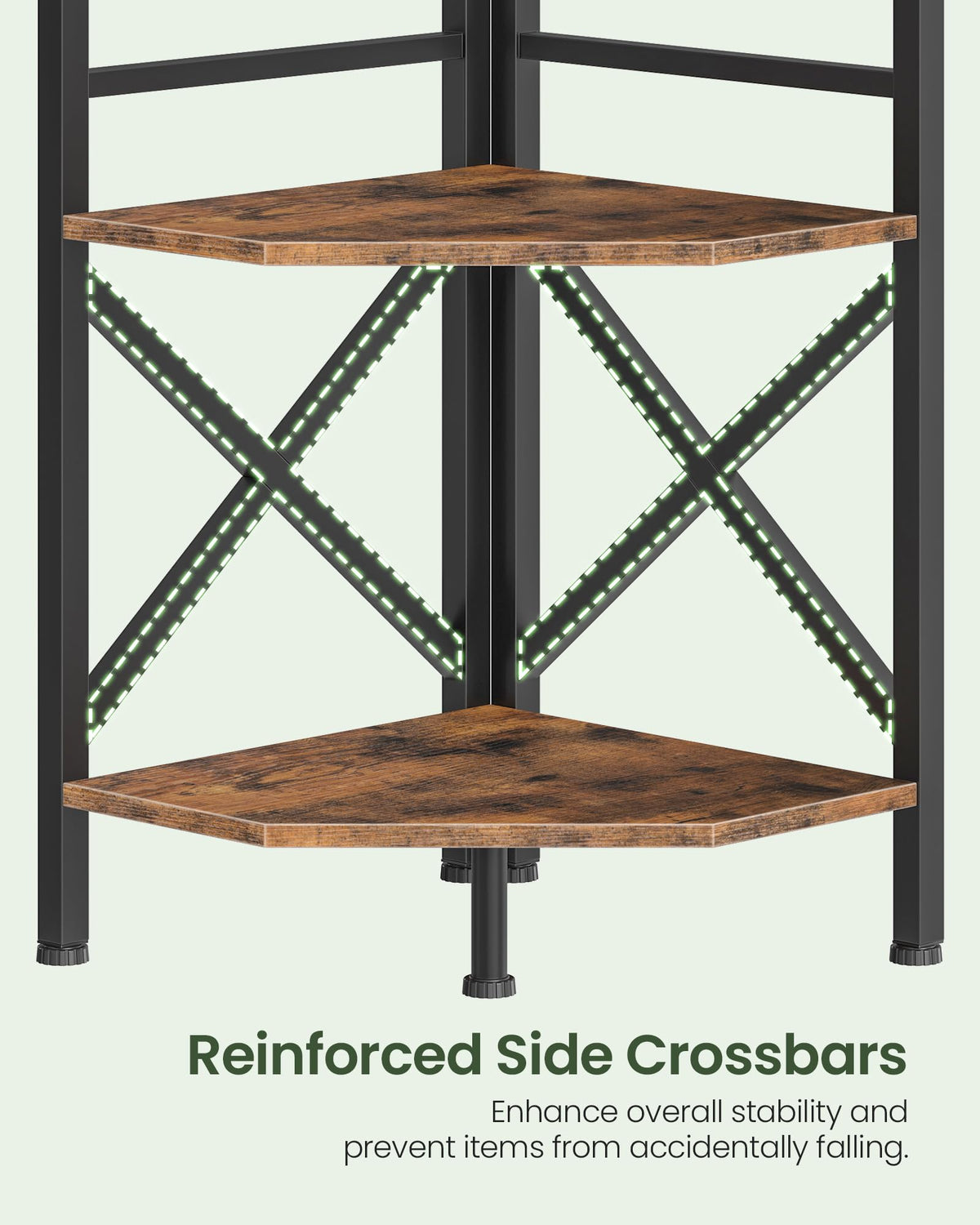 69.3" 5-Tier Corner Bookshelf P8483