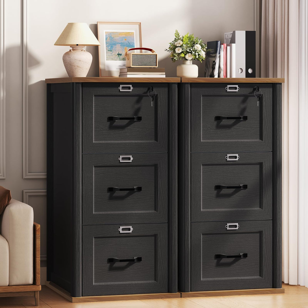 3 Drawer File Cabinet with Lock J8353