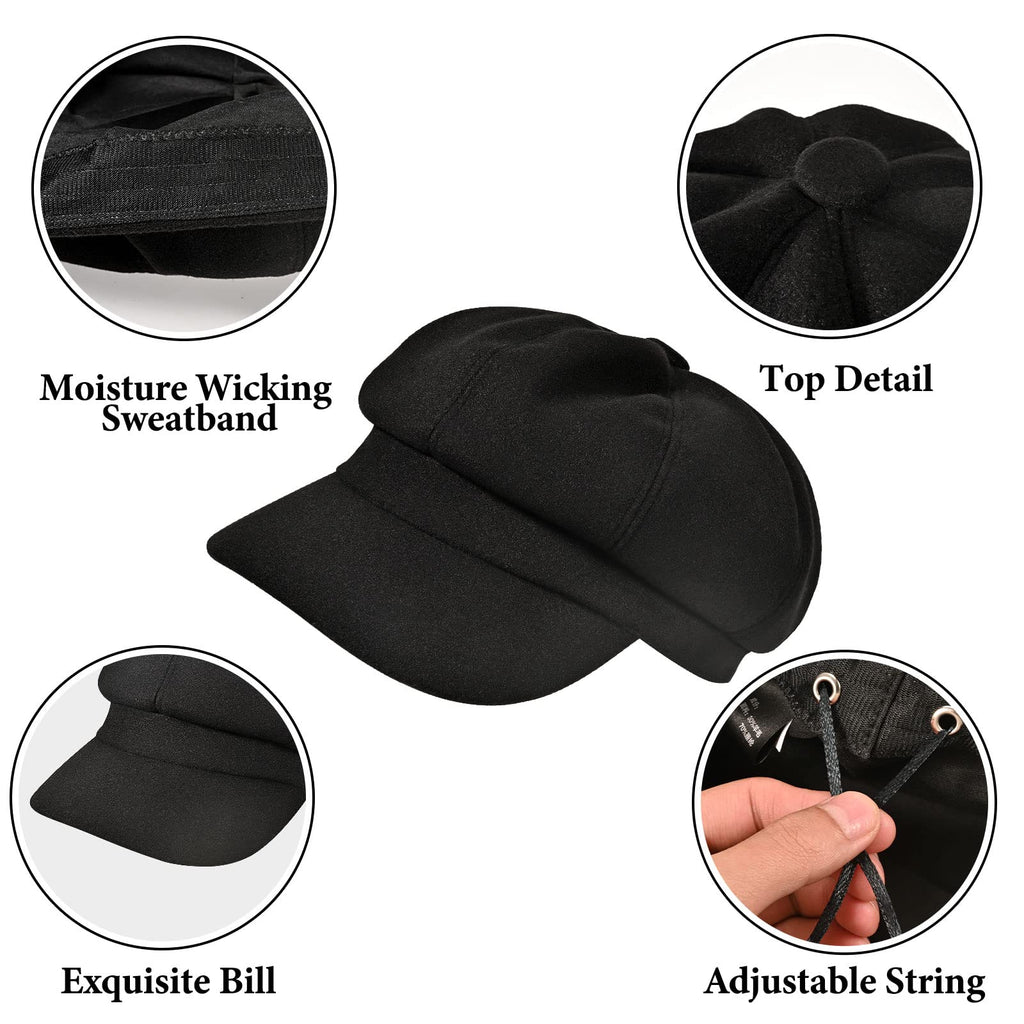 Wool Blend Newsboy Cap Y33699
