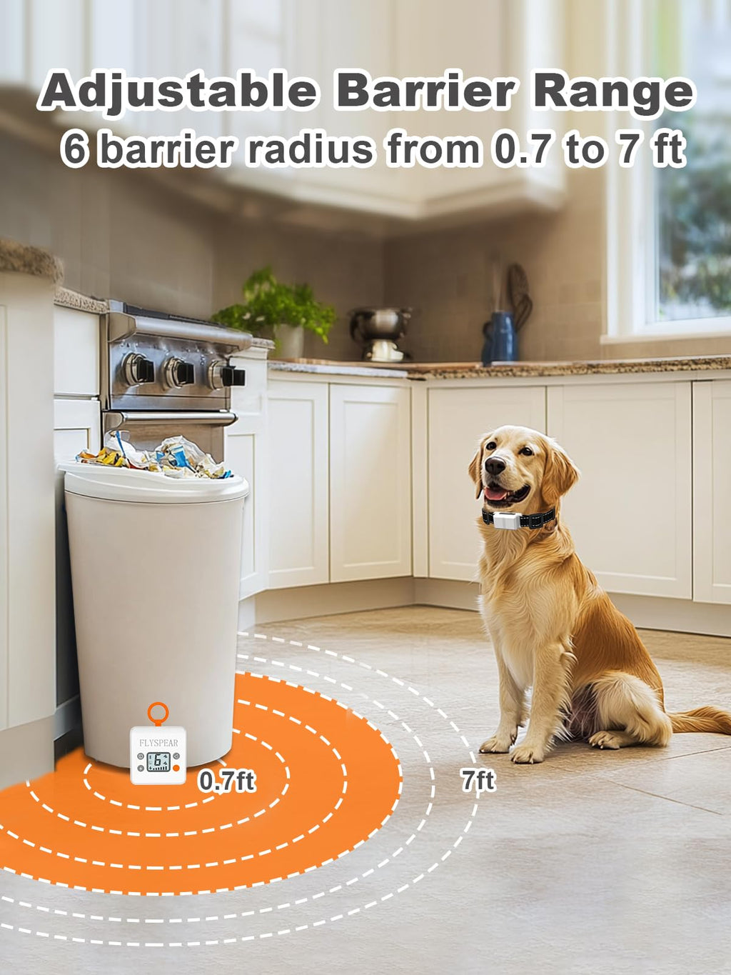 Wireless Pet Barrier with 2 Transmitters H255525
