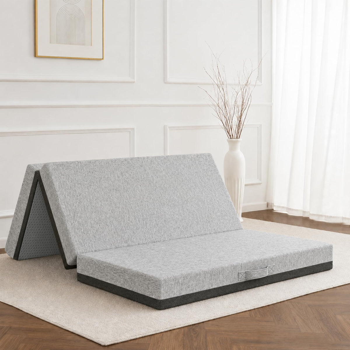 6 Inch Tri-Fold Memory Foam Mattress Q299