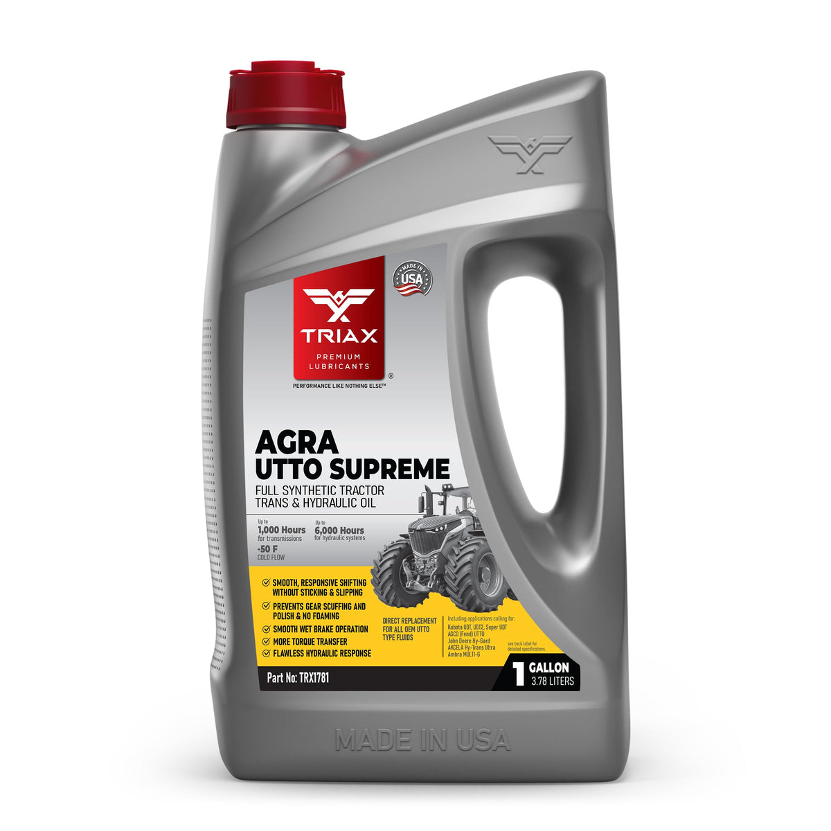 Full Synthetic Tractor Trans-Hydraulic Fluid 1 Gallon X163866
