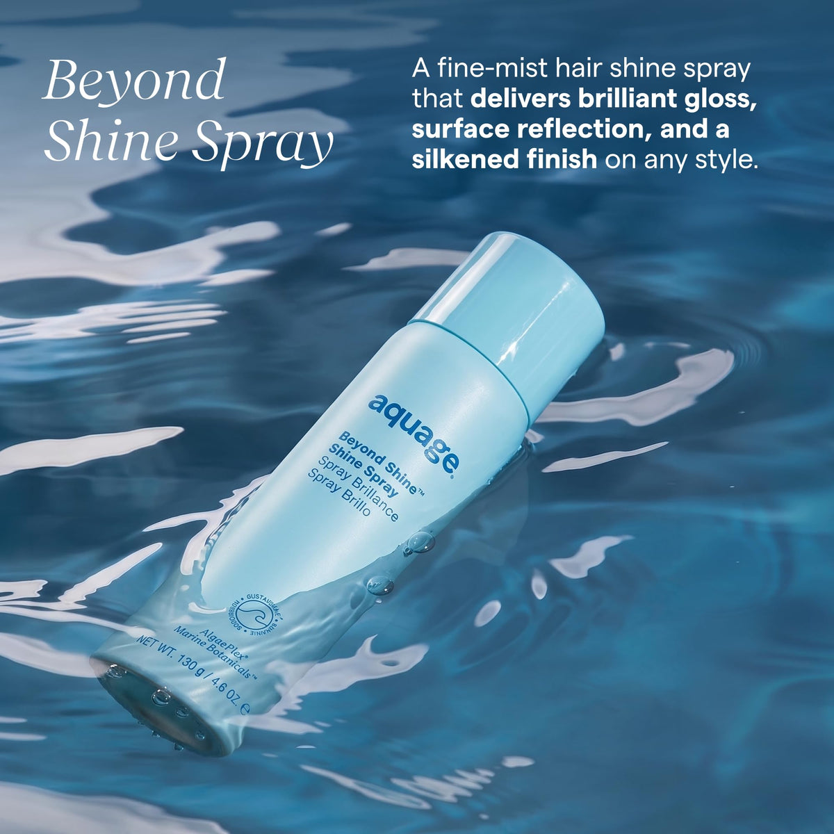 Shine Spray & Heat Protectant Hair Mist, 4.6 oz G997115