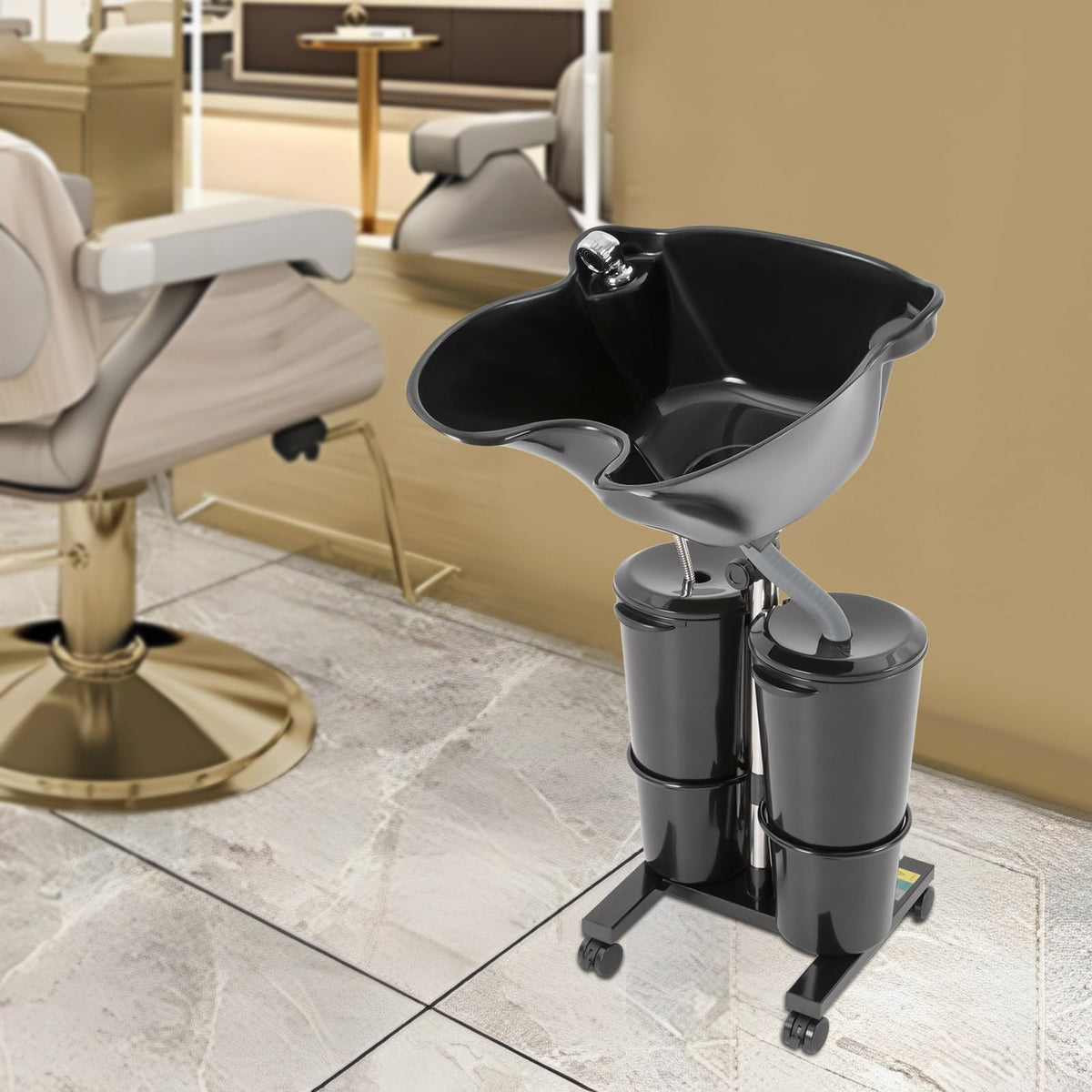 Portable Electric Shampoo Bowl with 2 Water Buckets I3634
