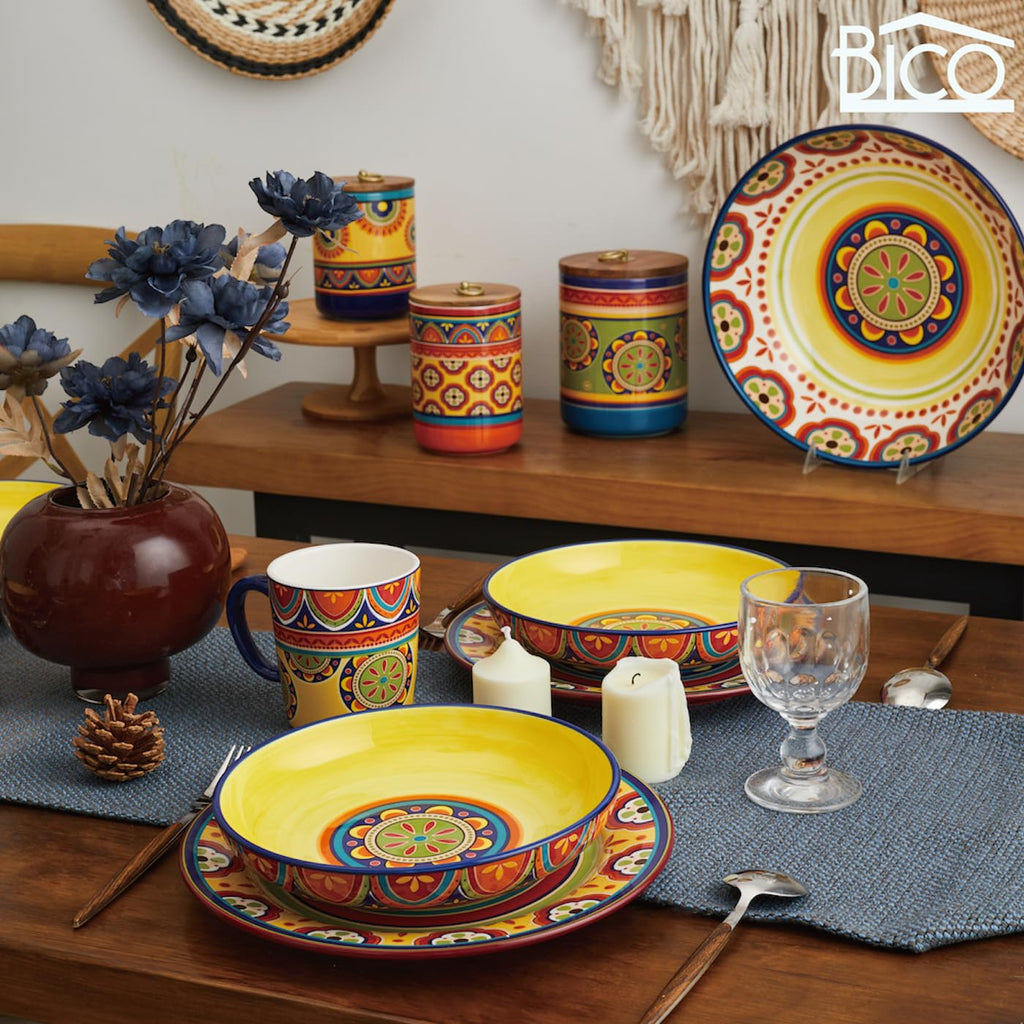 Ceramic Pasta Bowls Set of 4 Q1541