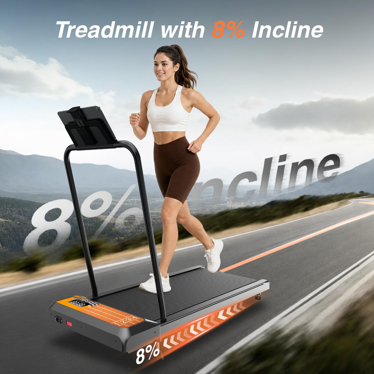 Walking Treadmill Pad with Adjustable 8% M83150