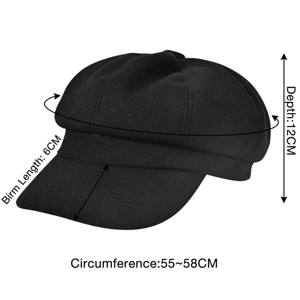 Wool Blend Newsboy Cap Y33699