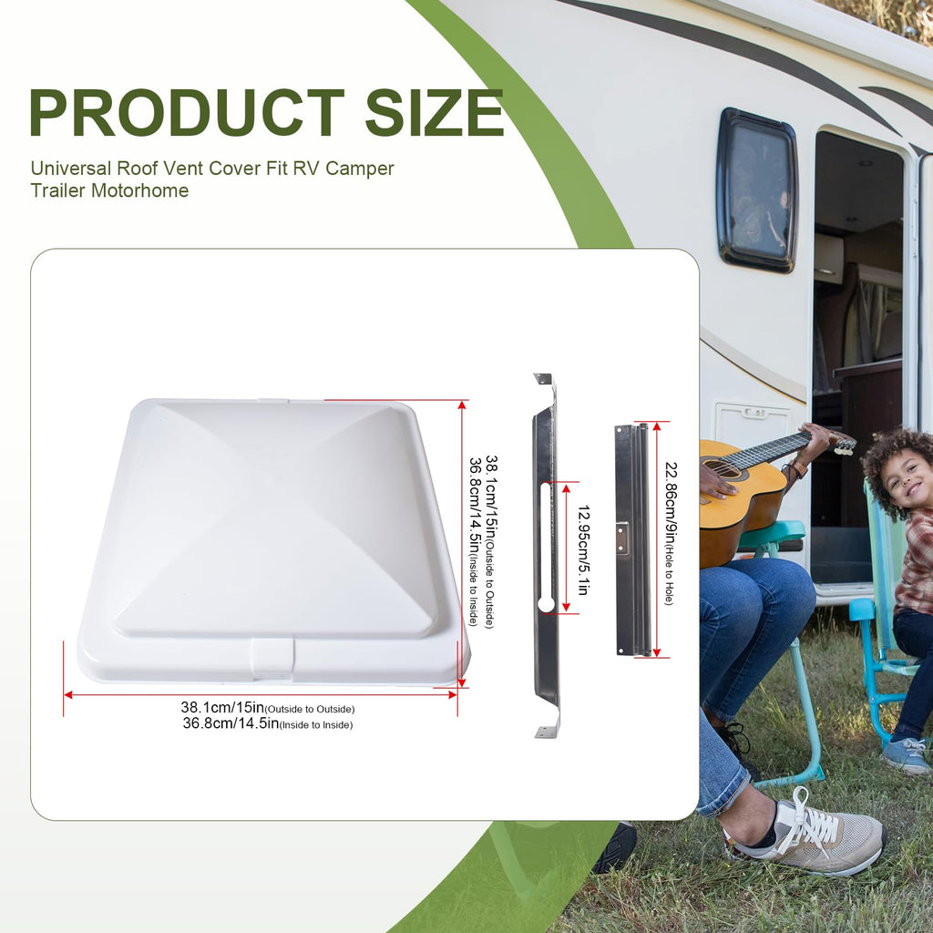 14" x 14" RV Roof Vent Cover (3Pcs) I815