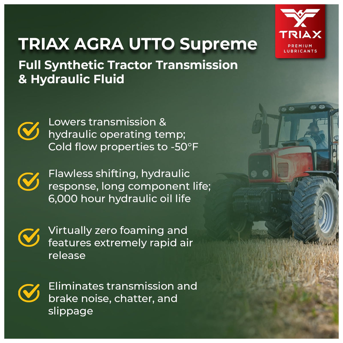 Full Synthetic Tractor Trans-Hydraulic Fluid 1 Gallon X163866