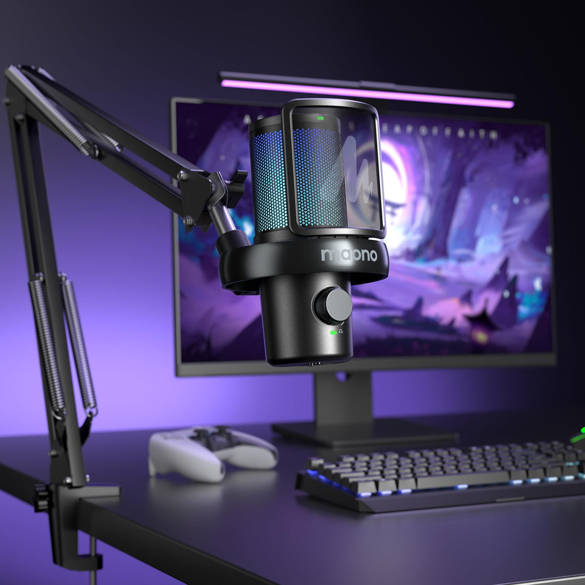 Wireless Condenser Microphone with Boom Arm Stand L26297
