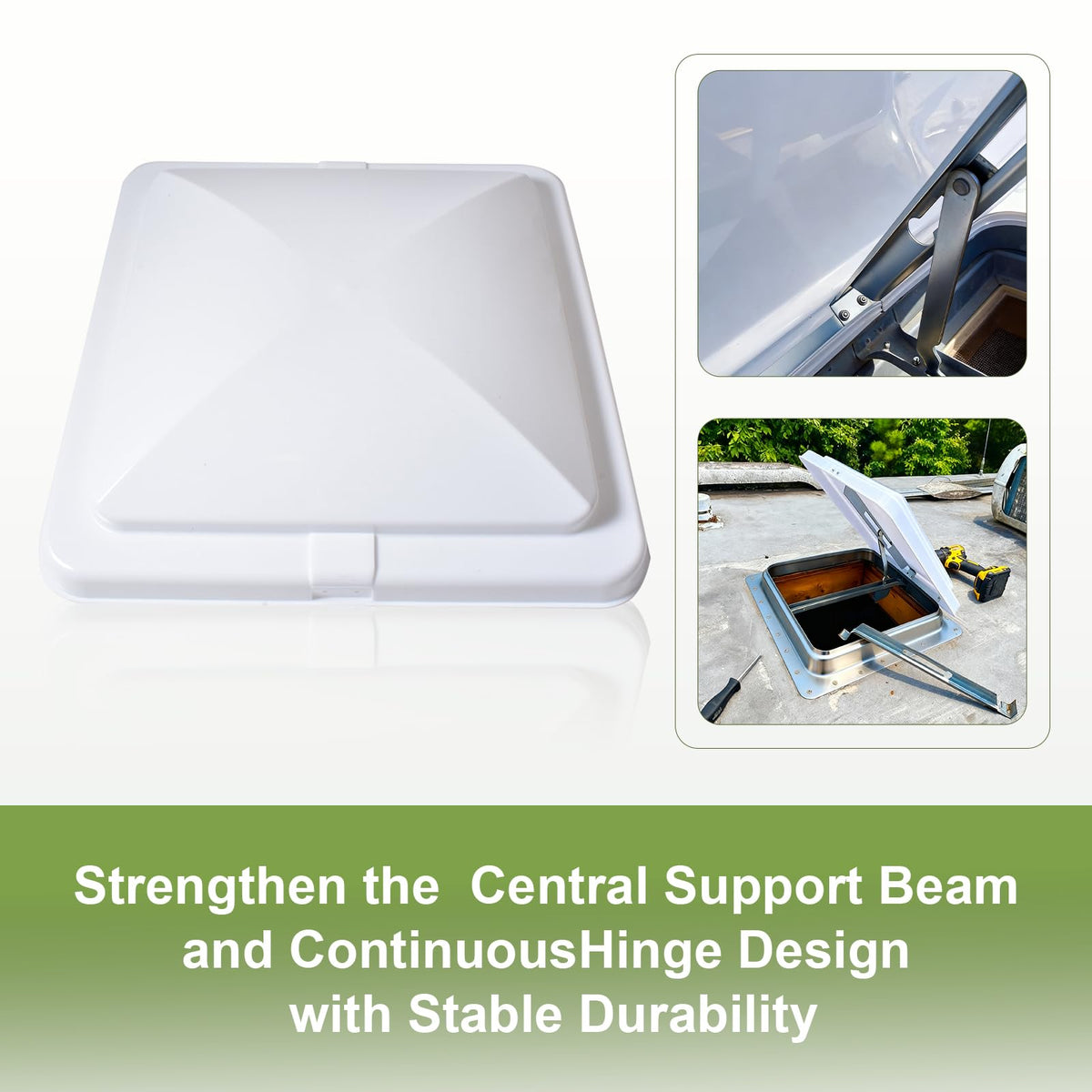 14" x 14" RV Roof Vent Cover (3Pcs) I815