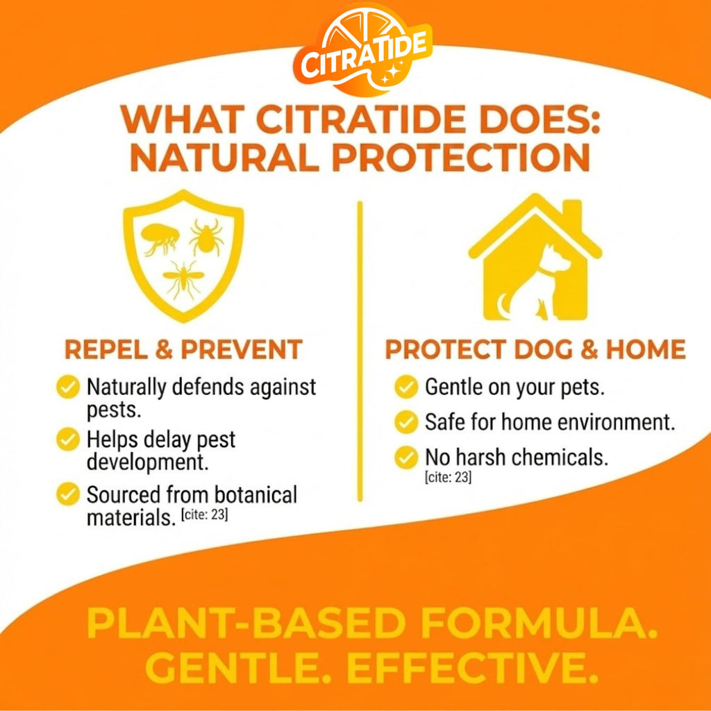 Plant-Based Cedarwood & Citrus Flea Tick & Mosquito Spray for Dogs 16 fl oz M16126