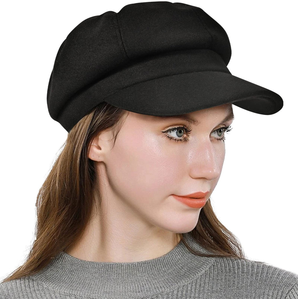 Wool Blend Newsboy Cap Y33699