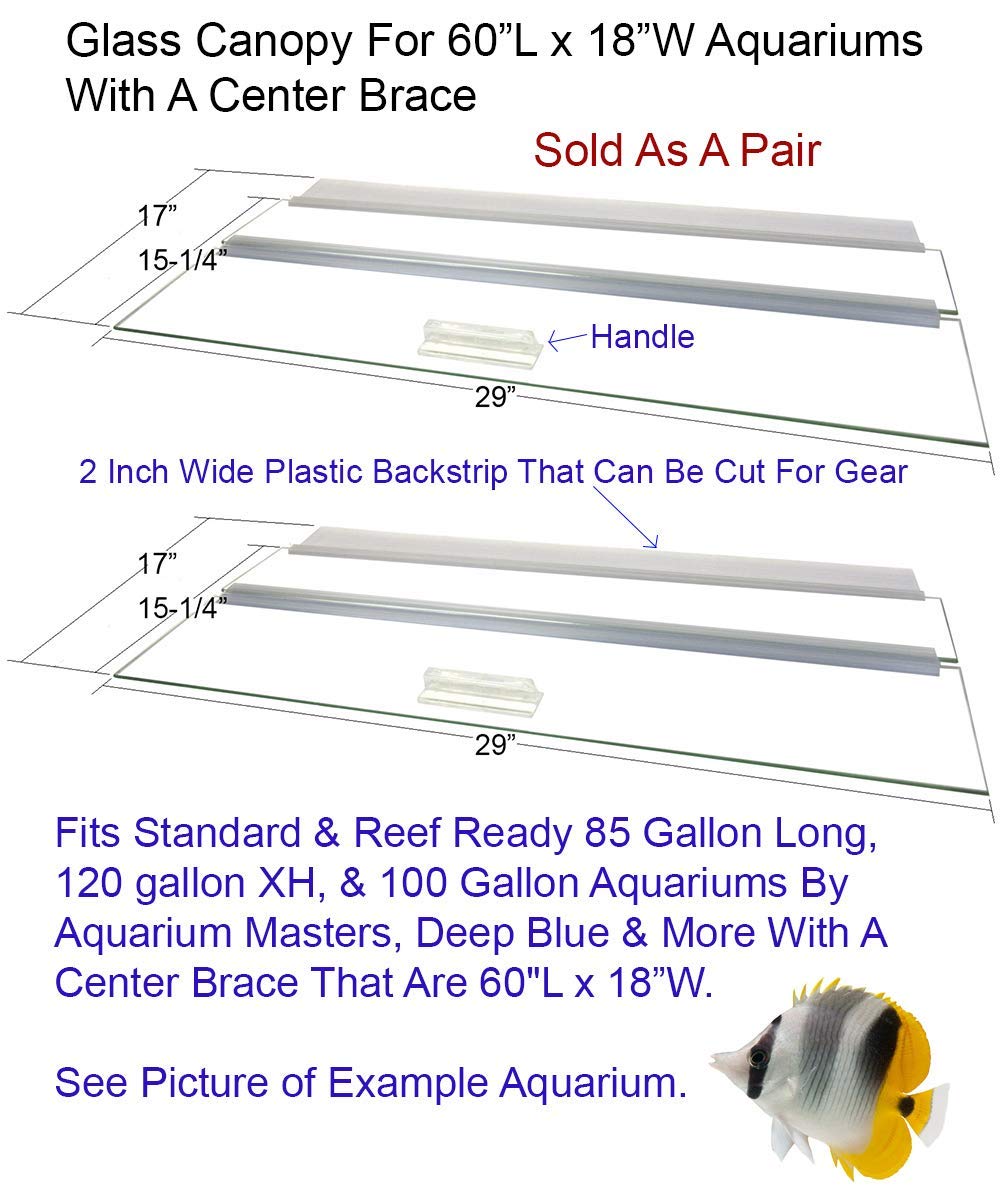 Glass Canopy Set for Aquariums R679