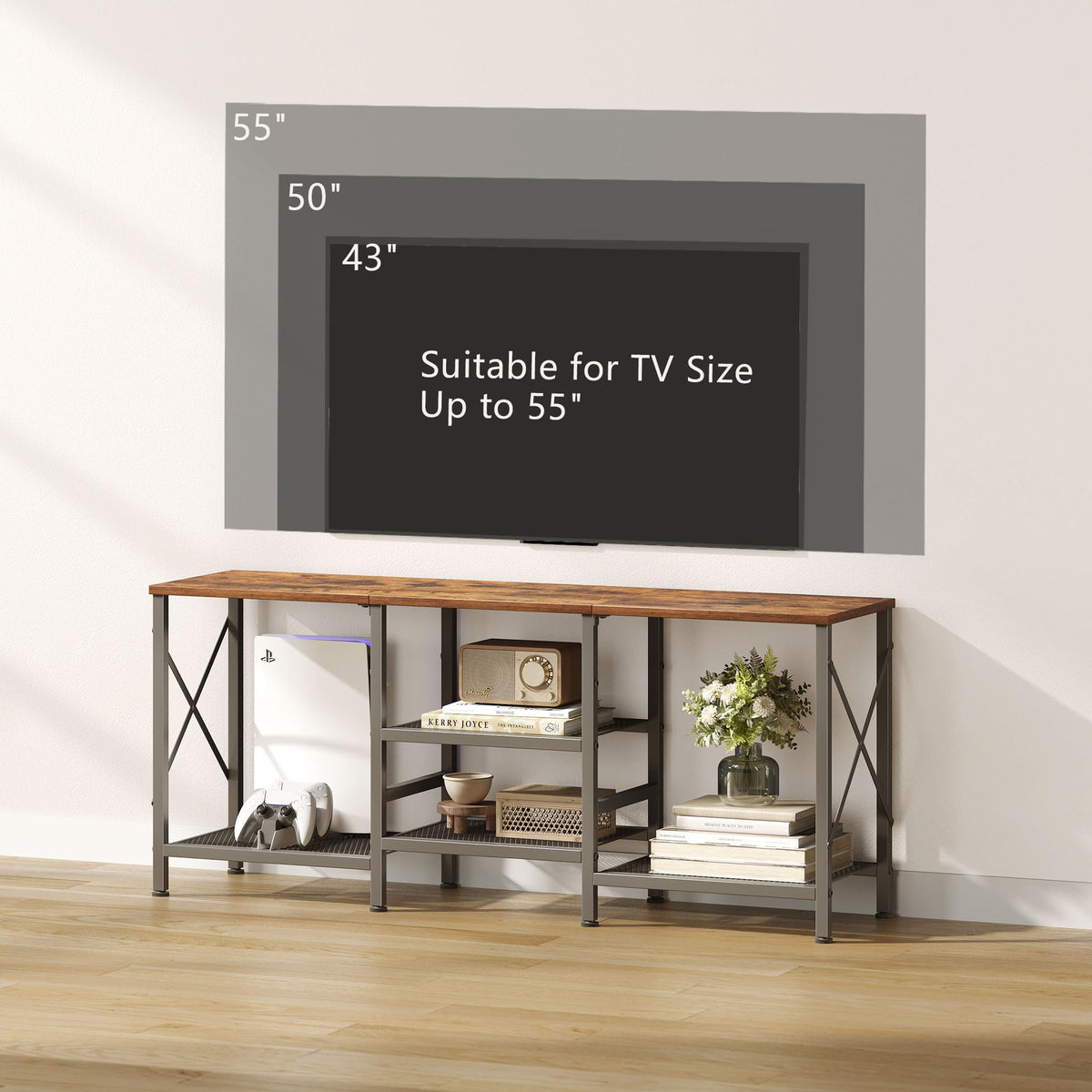 55 Inch 3-Tier TV Stand W419233