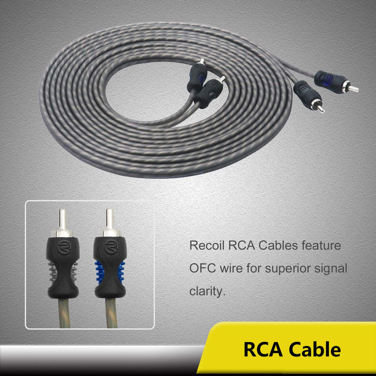 4 Gauge CCA Amplifier Wiring Kit with OFC RCA Cable D4837