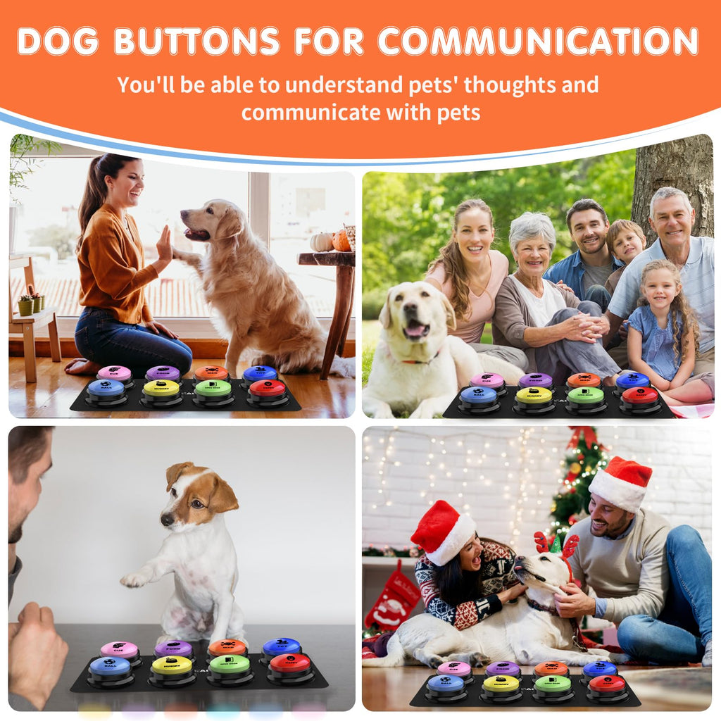 8 Recordable Sound Buttons Dog Training Toy H66616