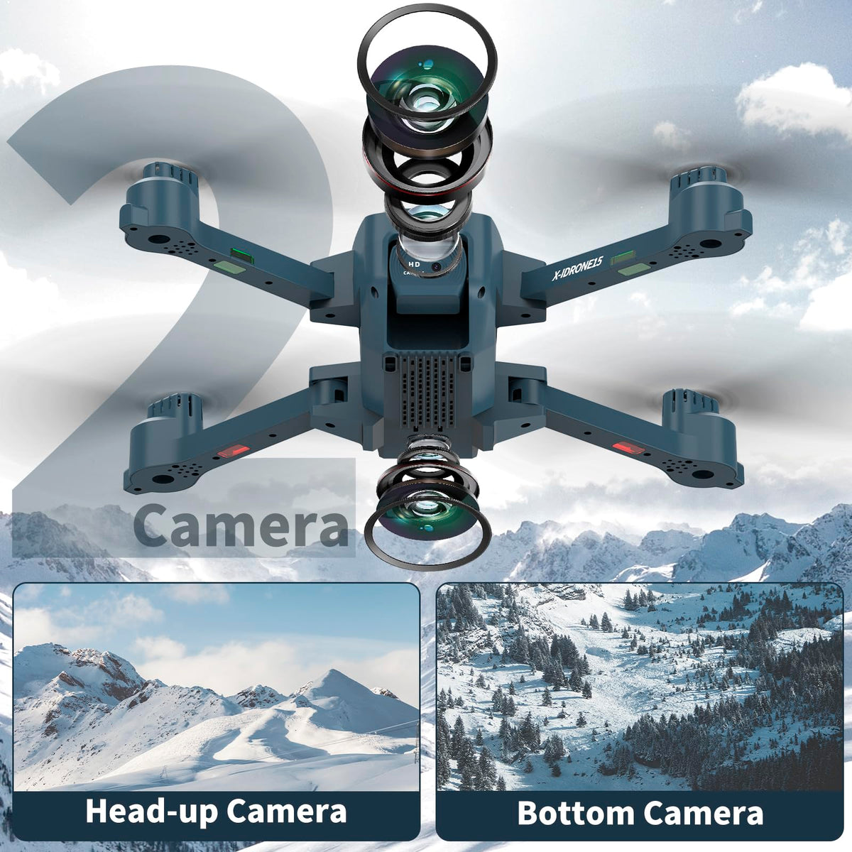 Camera Drone with Adjustable Lens H853