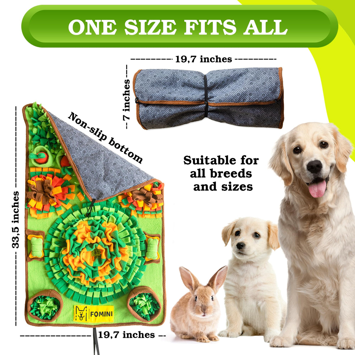 33.5 x 19.7 Snuffle Mat J636