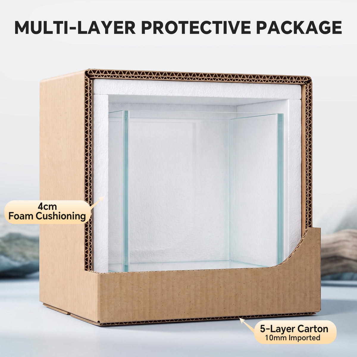 2.58 Gallon Glass Fish Tank A5823