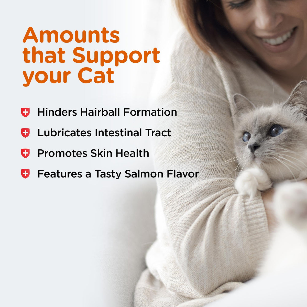 Salmon Flavor Hairball Gel for Cats C7114