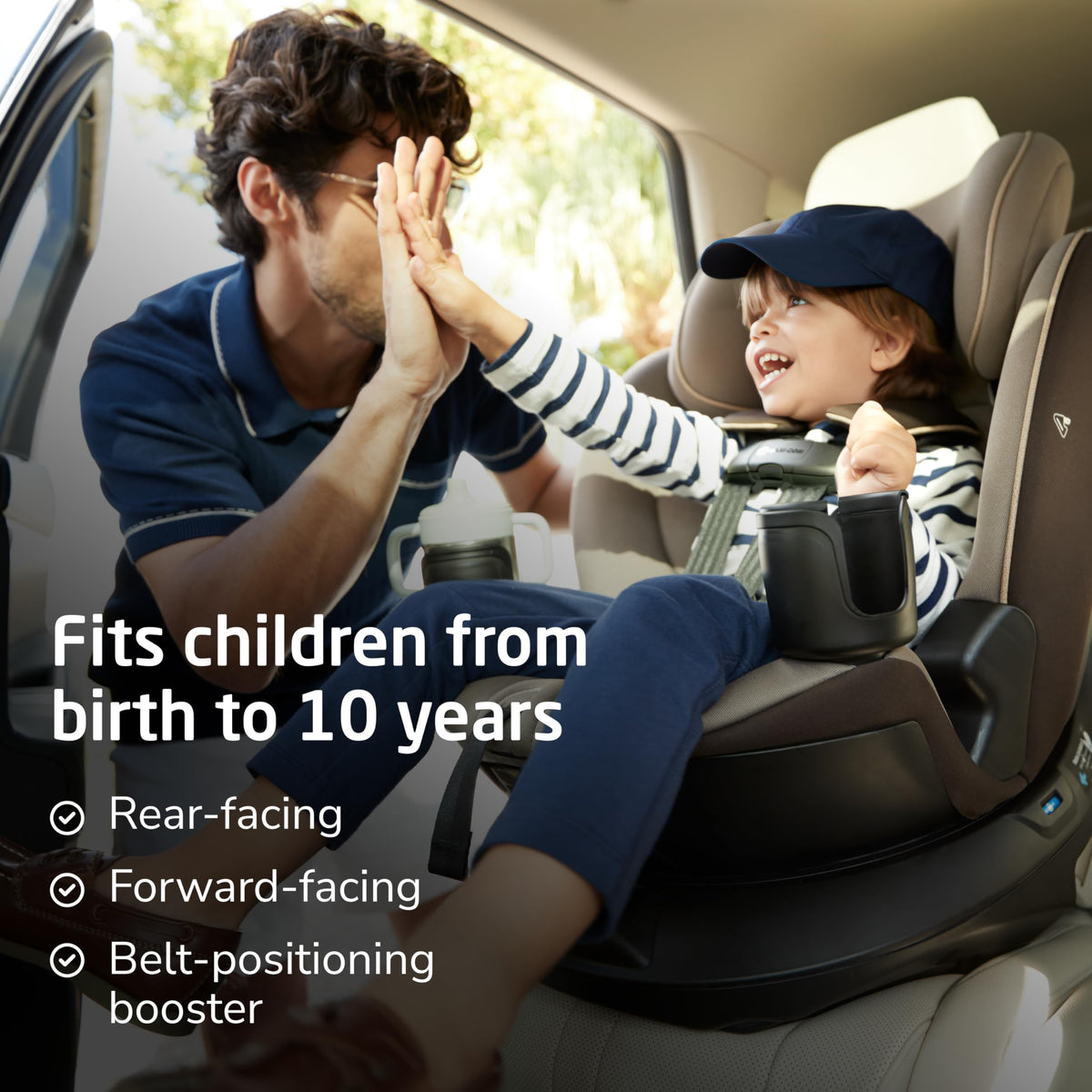 All-in-One Convertible Car Seat W608