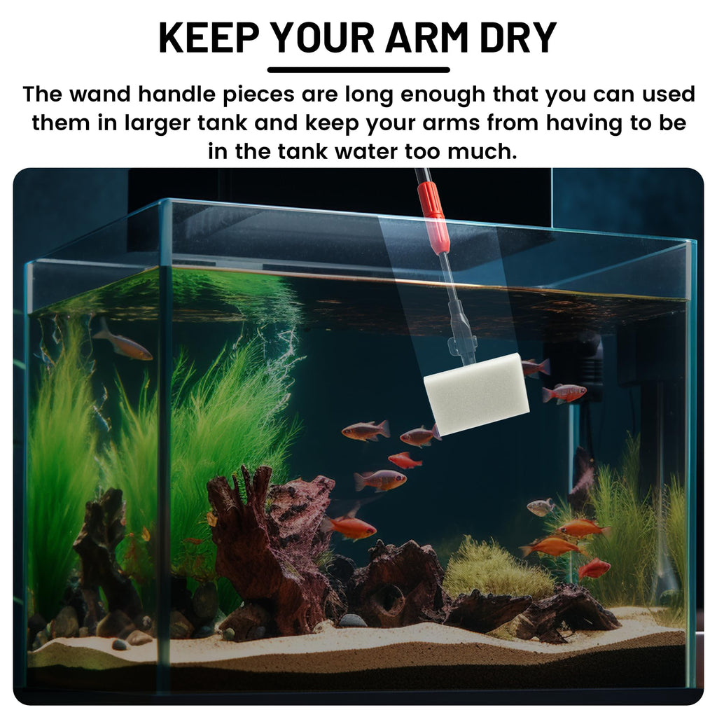 Aquarium Glass Cleaner, 7 in 1 Algae Remover O6200