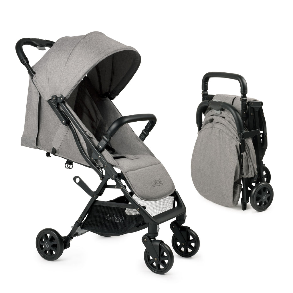 Lightweight Compact Travel Stroller with Canopy, Storage Basket & Recline N542924