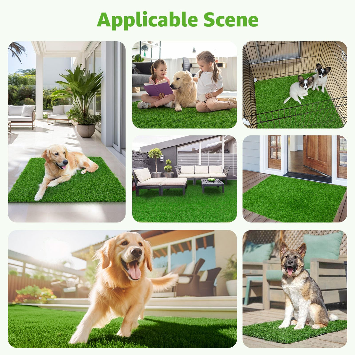 Artificial Grass Pee Pads 20"x 25" 2 Pack A596