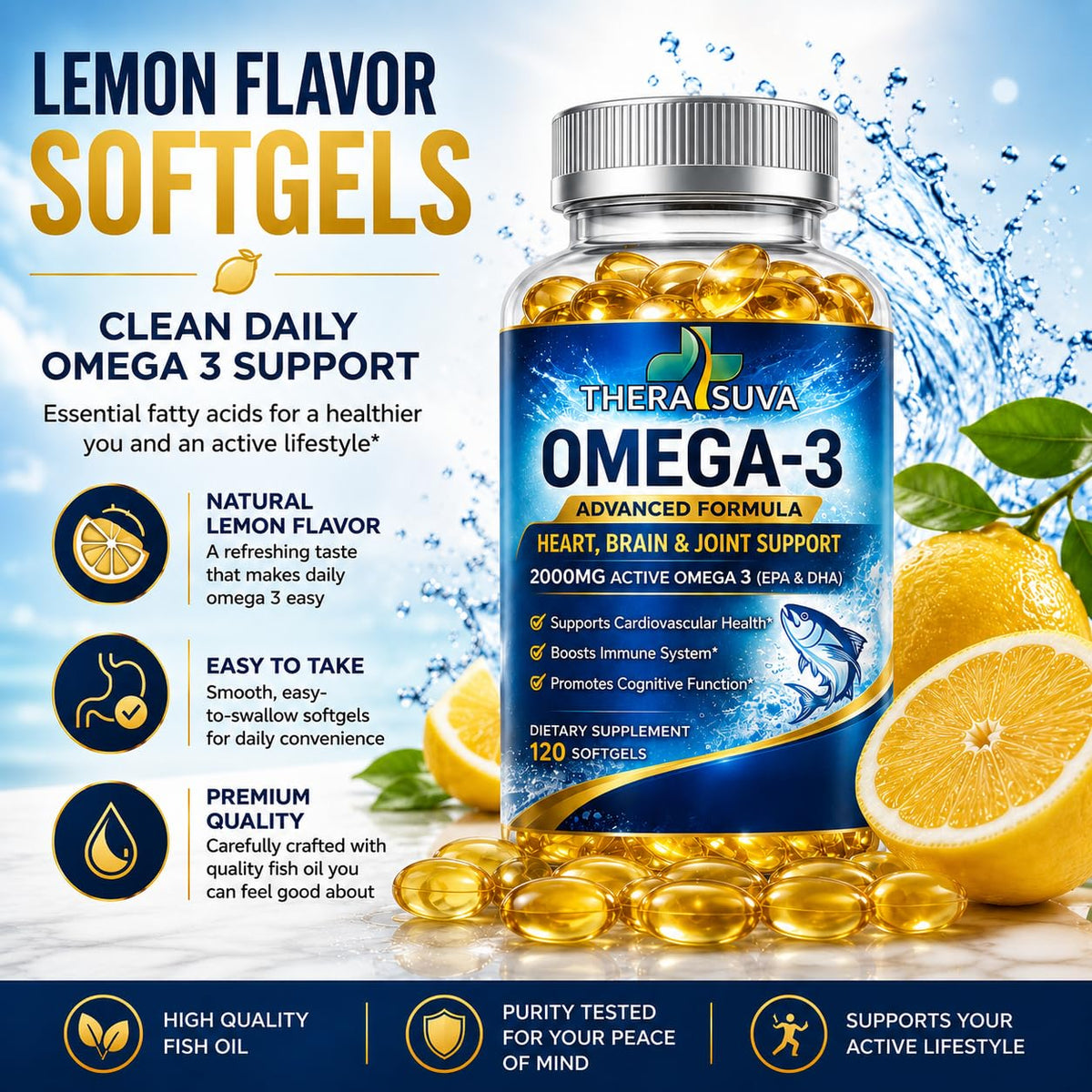 120 Veggie Softgels Fish Oil U714046