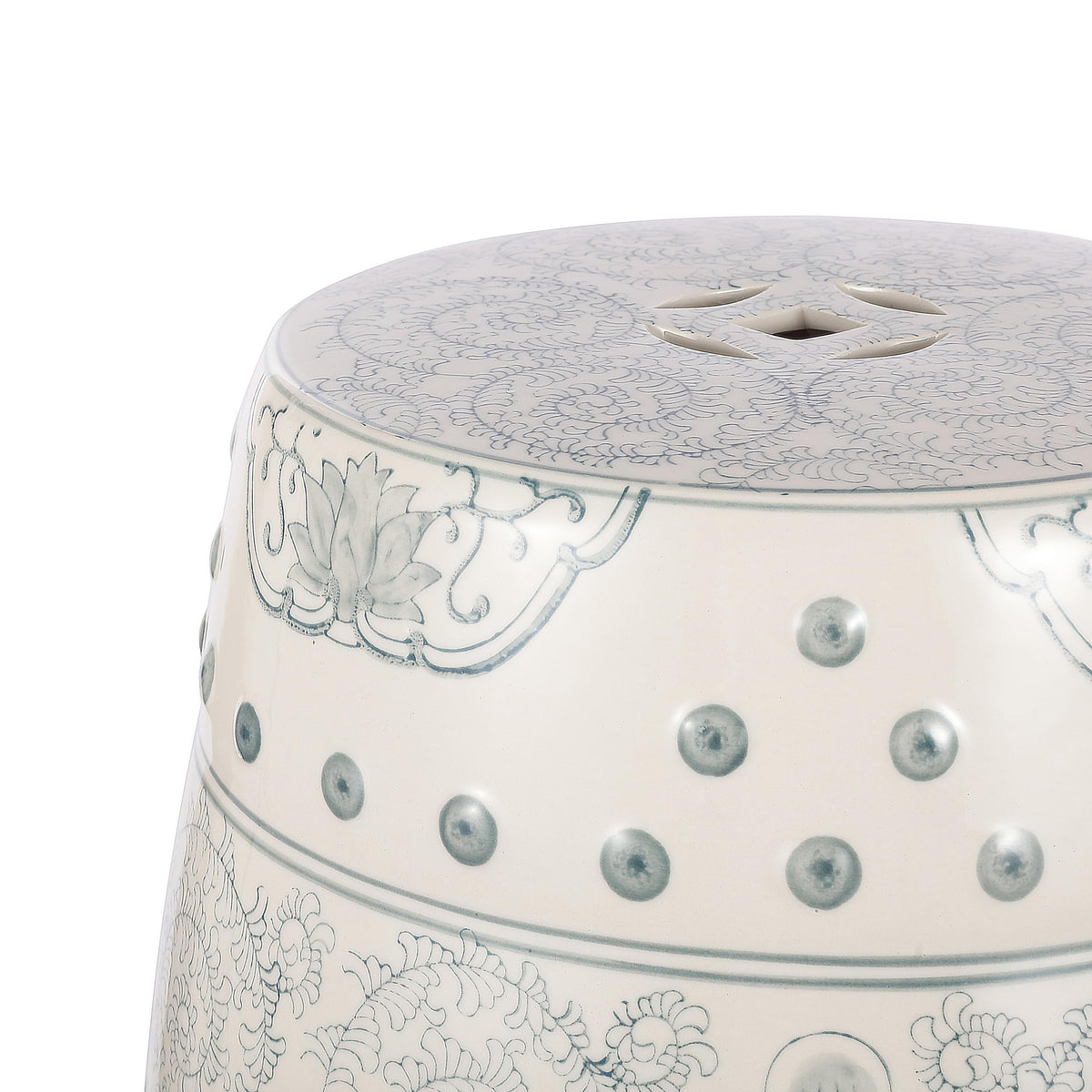 Ceramic Garden Stool 18" Table N681