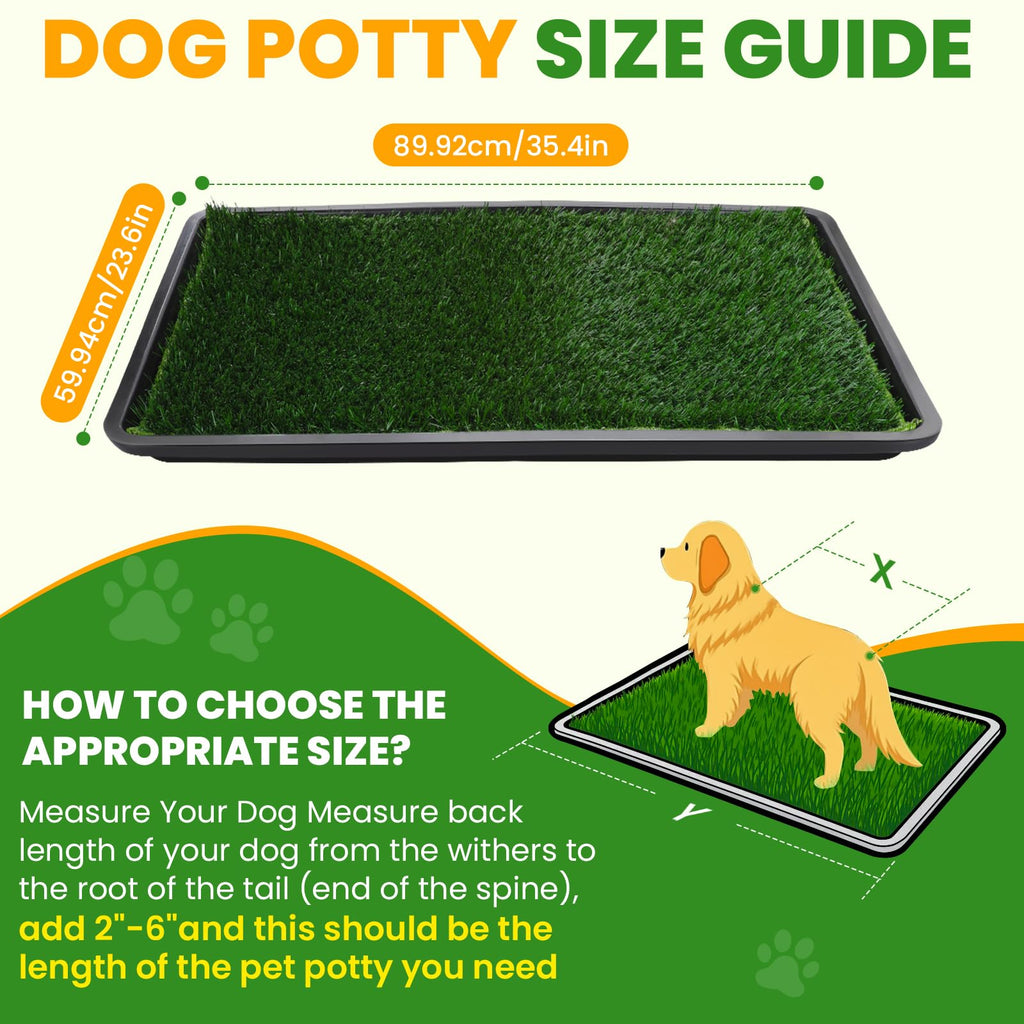 Artificial Grass Dog Potty Pad with Tray A680