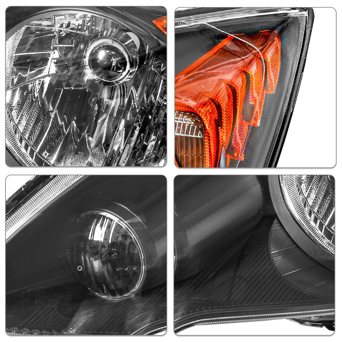 Black Headlight Replacement A25284