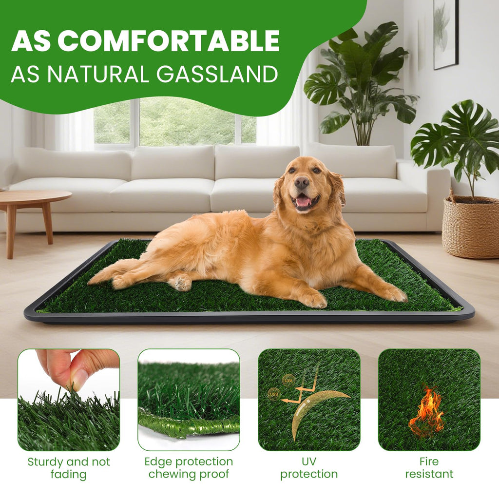 Artificial Grass Dog Potty Pad with Tray A680