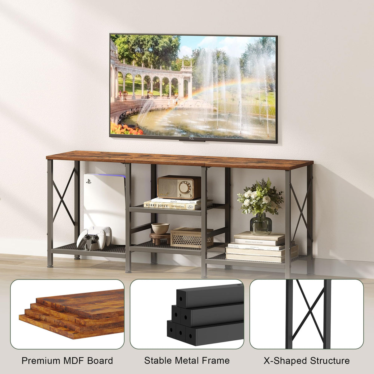 55 Inch 3-Tier TV Stand W419233