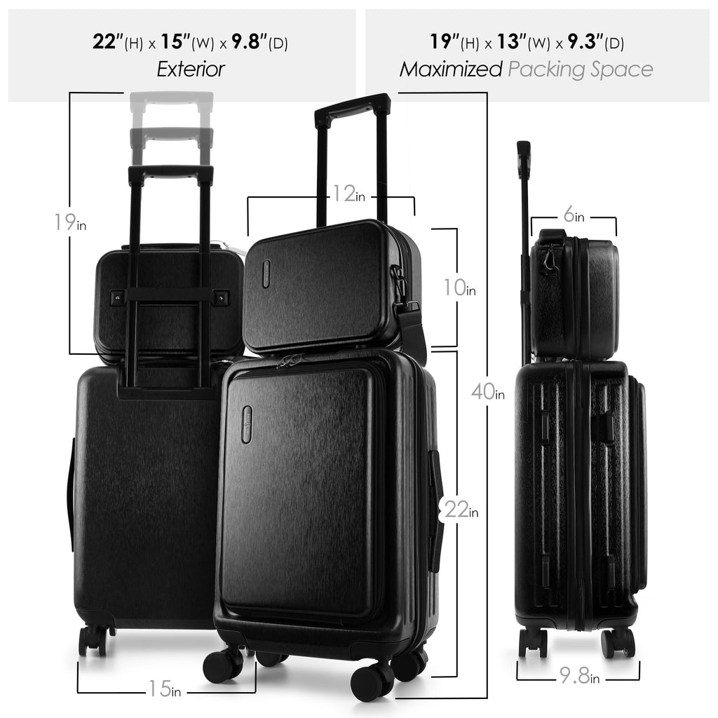 20 Inch Carry On Luggage with Wheels W82659